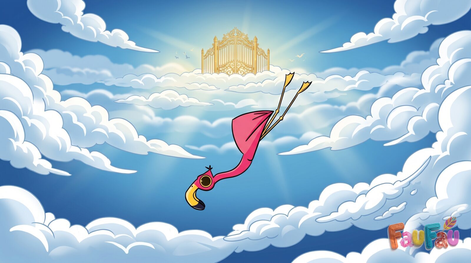 Flying high — Mingo Flamingo