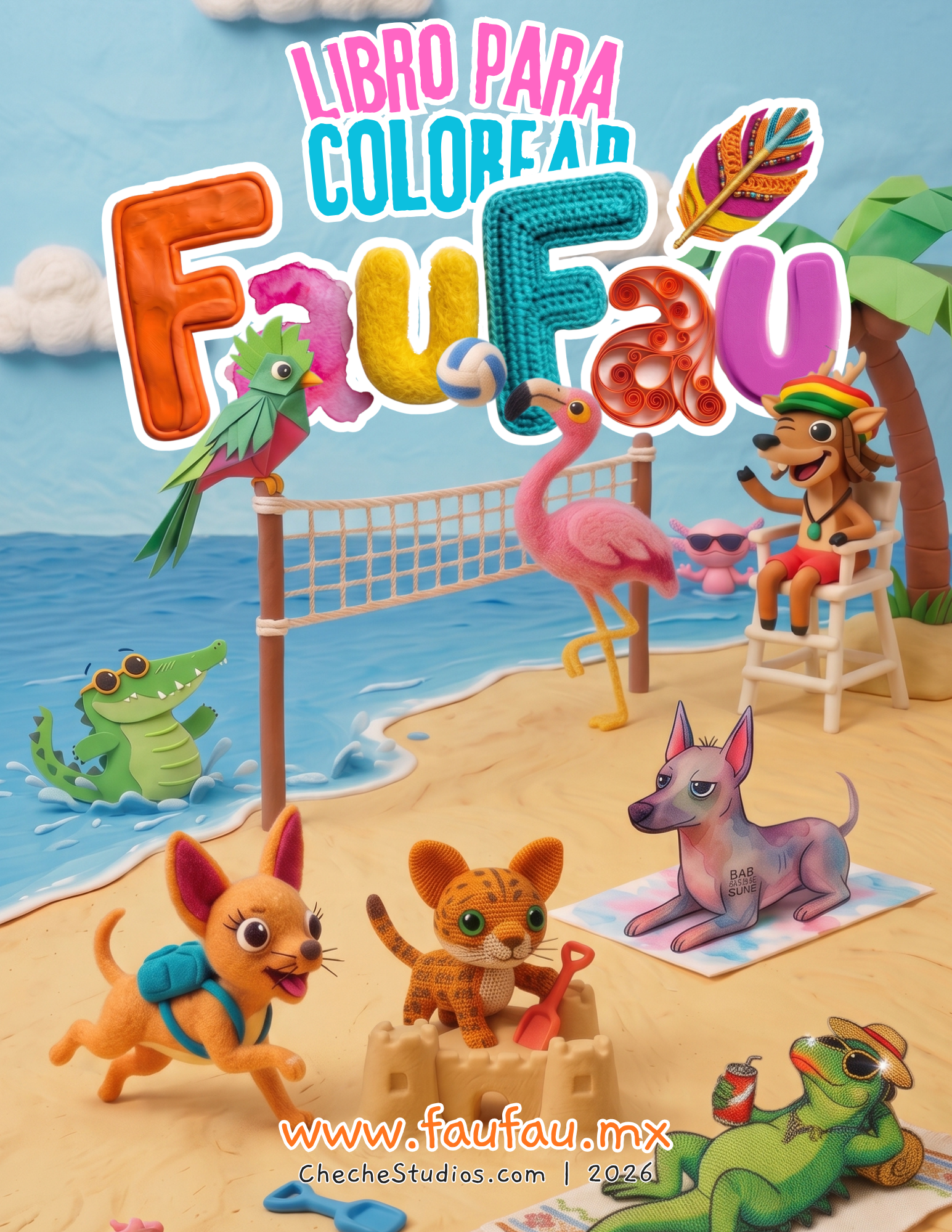 Libro para colorear FauFau